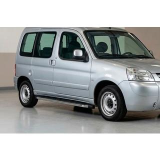 Sidosteg BlackLine (2 st, aluminium) Peugeot Partner 1996–2008 foto 1
