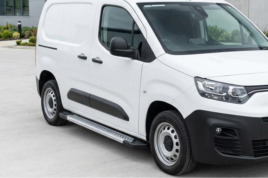 Peugeot Partner/Rifter 2019– Sidosteg New Vision Grey (2 st, aluminium) Image