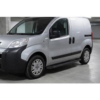 Sidosteg Tayga Black (2 st, aluminium) Peugeot Bipper 2008–2017 foto 1