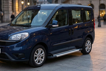 Opel Combo 2012–2018 Sidosteg New Vision Grey (2 st, aluminium) Kort hjulbas foto 1