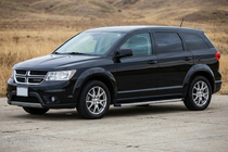 Dodge Journey 2008–2020 Sidosteg BlackLine (2 st, aluminium) foto 1