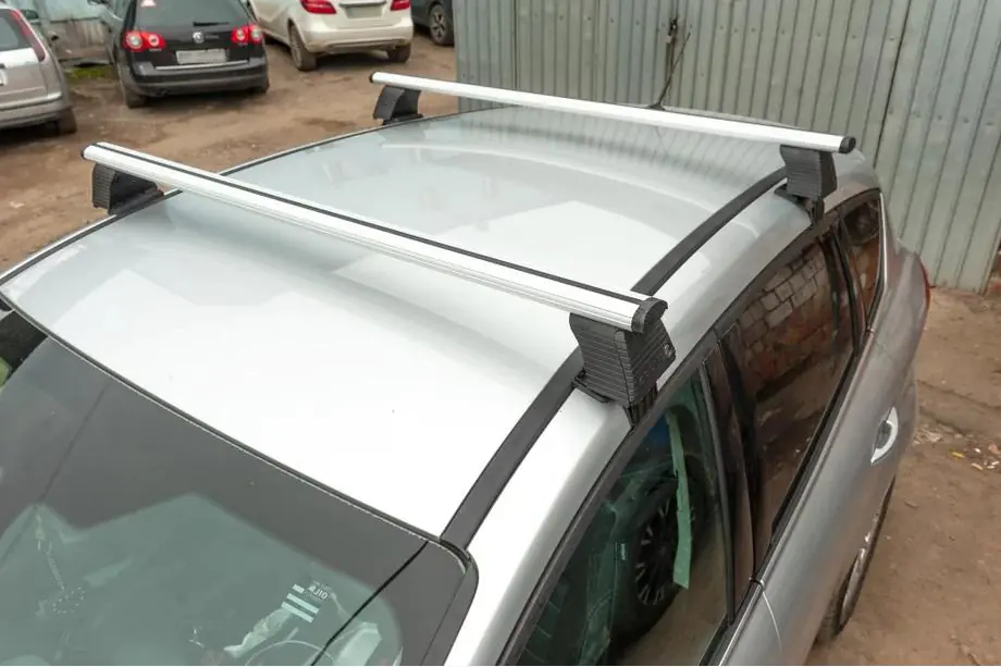 BMW 5-serien E60/E61 2003–2010 Takräcke tvärbalkar för slätt tak (2 st, Asaf V4) Foto 6