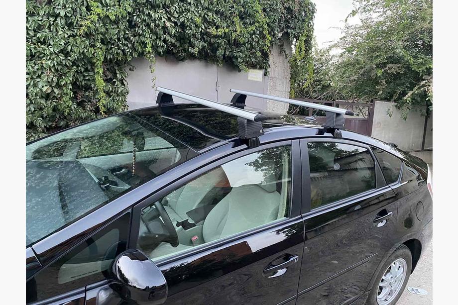 Toyota Prius 2009–2015 Takräcke tvärbalkar för slätt tak (2 st, Asaf V4) Image