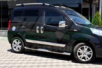 Fiat Fiorino/Qubo 2008–2024 Dörrlister (4 st, rostfritt stål) Carmos - turkiskt stål foto 7