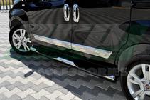 Fiat Fiorino/Qubo 2008–2024 Dörrlister (4 st, rostfritt stål) Carmos - turkiskt stål foto 8