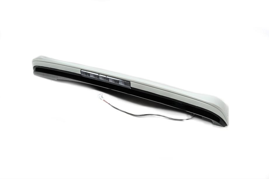 Toyota Land Cruiser Prado 150 2009–2023 Spoiler med LED Vit färg Foto 5