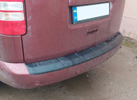 Volkswagen Caddy 2010–2015 Kromlist för bakre stötfångare (ABS) foto 8