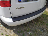 Volkswagen Caddy 2010–2015 Kromlist för bakre stötfångare (ABS) foto 2