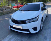 Toyota Corolla 2013–2019 Frontspoilerläpp till stötfångare (svart) foto 1