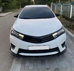 Toyota Corolla 2013–2019 Frontspoilerläpp till stötfångare (svart) foto 2
