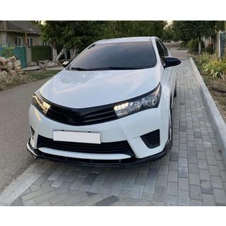 Frontspoilerläpp till stötfångare (svart) Toyota Corolla 2013–2019 foto 3