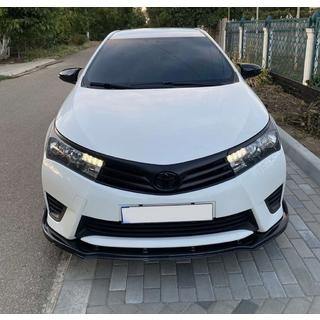 Frontspoilerläpp till stötfångare (svart) Toyota Corolla 2013–2019 foto 2