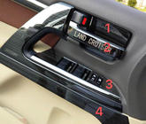 Toyota Land Cruiser 200 2007–2021 Inläggssats (mörk borstad aluminium) foto 2