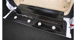Toyota Land Cruiser 200 2007–2021 Inläggssats (mörk borstad aluminium) foto 3