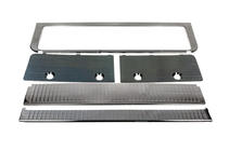 Toyota Land Cruiser 200 2007–2021 Inläggssats (mörk borstad aluminium) foto 7