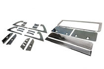 Toyota Land Cruiser 200 2007–2021 Inläggssats (mörk borstad aluminium) foto 1