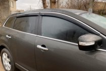 Mazda CX-9 2007–2016 Vindavvisare med kromlist (4 st, HIC) foto 1