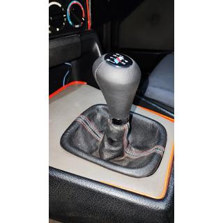 OEM växelspaksknopp (konstläder, svart, slät) BMW 5-serie E34 1988–1995 foto 4