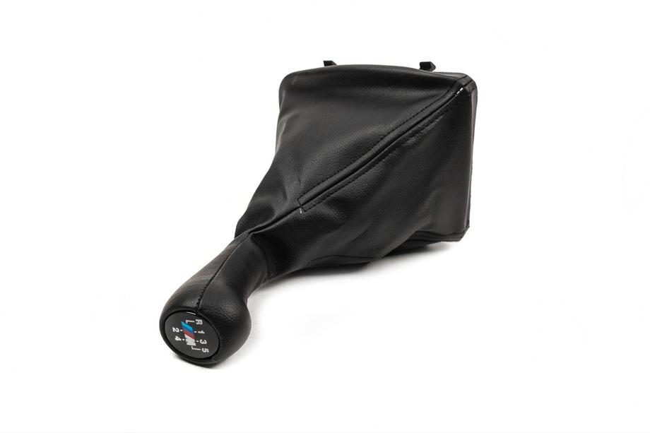 BMW 3-serie E46 1998–2006 Växelspaksdamask + växelknopp OEM (konstläder) Foto 6
