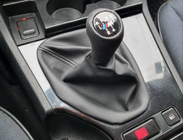 BMW 5-serie E39 1996–2003 Växelspaksdamask + växelknopp OEM (konstläder) foto 1