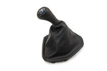 BMW 5-serie E39 1996–2003 Växelspaksdamask + växelknopp OEM (konstläder) foto 2
