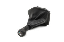 BMW 5-serie E39 1996–2003 Växelspaksdamask + växelknopp OEM (konstläder) foto 9