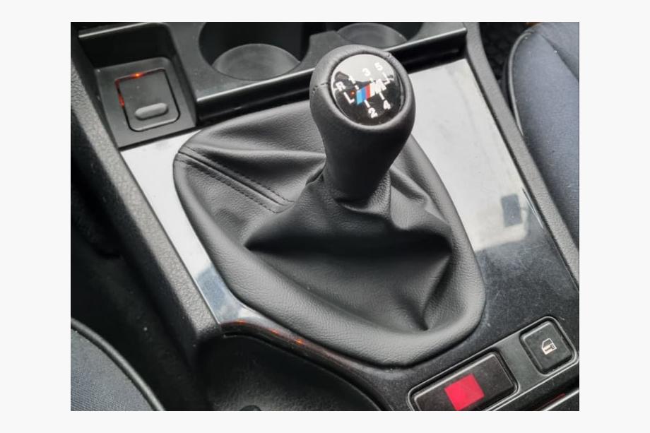 BMW 5-serie E39 1996–2003 Växelspaksdamask + växelknopp OEM (konstläder) Image