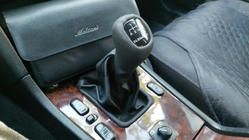 Mercedes C-class W202 1993–2001 Växelspaksknopp + växelspaksdamask Elegance (konstläder) foto 3