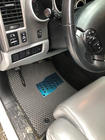 Toyota Sequoia 2007–2022 Polyuretan bilgolvmattor, 3 rader (EVA, svarta) foto 6