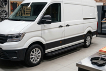 Volkswagen Crafter 2016– Sidosteg Allmond Black (2 st, aluminium) foto 1