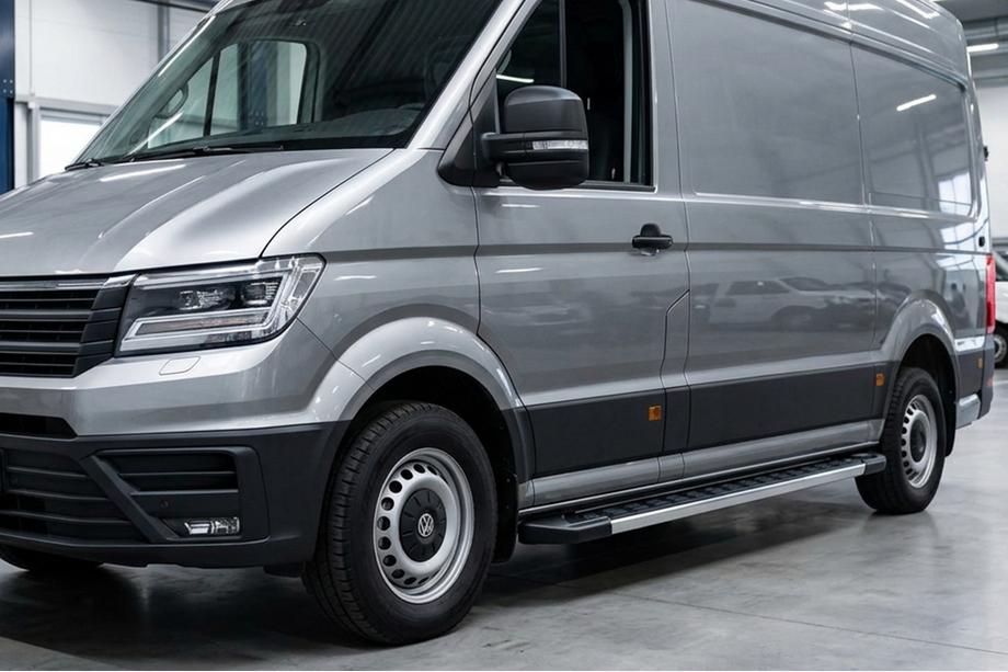 Volkswagen Crafter 2016– Sidosteg RedLine V1 (2 st, aluminium) Lång/Extra lång Image