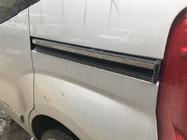Fiat Fiorino/Qubo 2008–2024 Kromlist under skjutdörr (2 st, rostfritt) Carmos - turkiskt stål foto 4