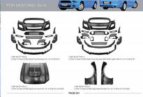 Ford Mustang 2015–2023 Bodykit-sats foto 4