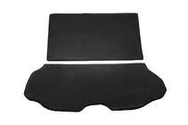 Volvo XC70 2007–2013 Bagagerumsmatta i 2 delar (EVA, svart) foto 3