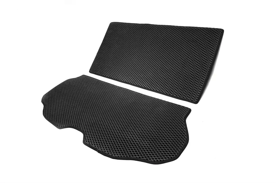 Volvo XC70 2007–2013 Bagagerumsmatta i 2 delar (EVA, svart) Image