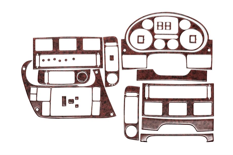 DAF XF95 2002–2006 Instrumentpanellister (trälook) Image