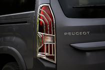 Peugeot Partner/Rifter 2019– Kromade bakljusramar (2 st, ABS) foto 1