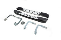 Mercedes Sprinter W906 2006–2018 DOT-Line sidosteg bakom hjulet (2 st, aluminium) foto 2