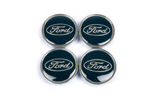 Ford Navkåpor till fälgar 61/56 mm blå (4 st) foto 2