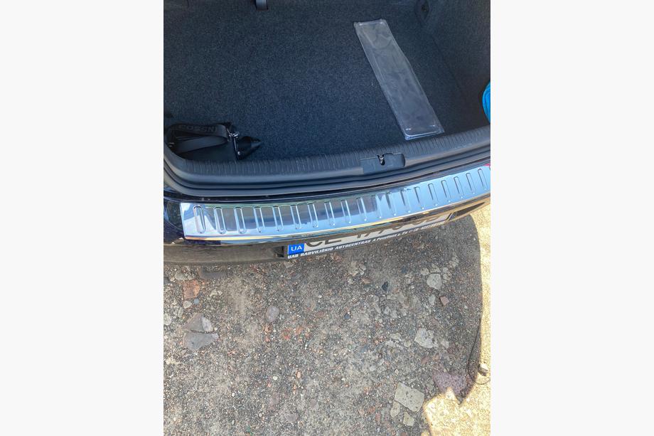 Volkswagen Golf 6 2008–2014 Lastskydd bakre stötfångare Carmos (HB, rostfritt stål) Foto 3