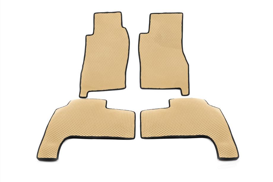 Nissan Patrol Y61 1997–2011 EVA bilmattor (beige) 2 st (fram) Image