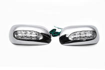 Toyota Corolla 2002–2007 Kromade spegelkåpor för LED (2002-2005, 2 st, plast) foto 3