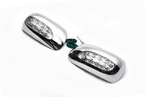 Toyota Corolla 2002–2007 Kromade spegelkåpor för LED (2002-2005, 2 st, plast) foto 4