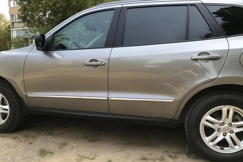 Hyundai Santa Fe 2 2006–2012 Dörrlister (4 st, rostfritt stål) Image