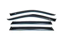 BMW X5 E70 2007–2013 Vindavvisare med kromlist (4 st, HIC) foto 1