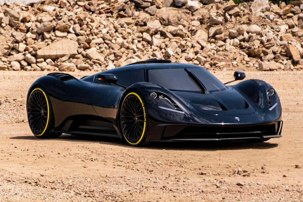 Nya Chevrolet Corvette blev bas för en unik superbil