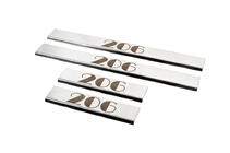 Peugeot 206 1998–2024 Rostfria instegslister Carmos (4 st) foto 1