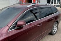 Skoda Superb 2009–2015 Vindavvisare med kromlist SW (4 st, HIC) foto 2