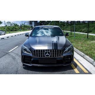 Bodykit-kit med komplett bakre stötfångare (Black Mamba C63GT-design) Mercedes C-сlass W205 2014–2021 foto 2