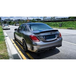 Bodykit-kit med komplett bakre stötfångare (Black Mamba C63GT-design) Mercedes C-сlass W205 2014–2021 foto 4